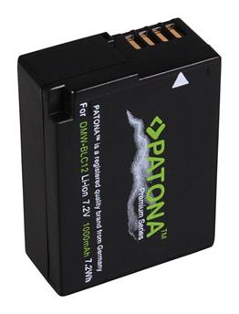PATONA Premium Battery f. Panasonic DMW-BLC12 Lumix DMC FZ200 Lumix DMC G6 G5 GH2