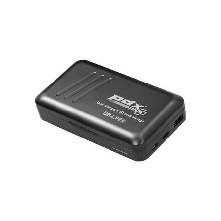 PDX Plus Canon LP E6 2 li Şarj ve SD Kart Kutusu