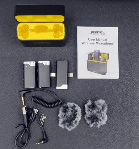 PDX PRO M28DC İkili Kablosuz Yaka Mikrofonu