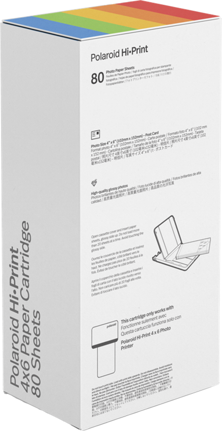 Polaroid Hi-Print 4x6 Kağıt Kartuşu (80 Adet)