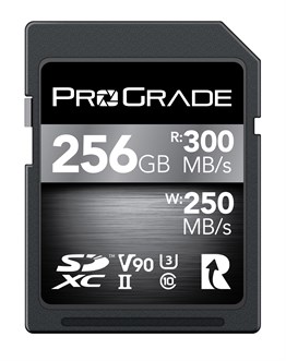 ProGrade Dijital 256GB UHS-II SDXC Hafıza Kartı 