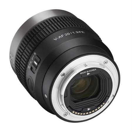 Samyang 20mm T1.9 Full Frame Cine Auto Focus for Sony E