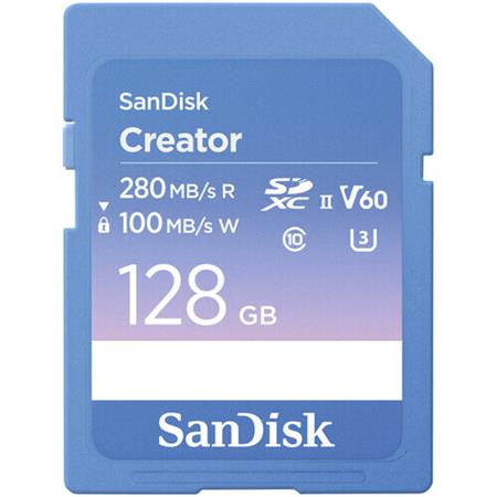 SanDisk 128GB Creator Series UHS-II SDXC Hafıza Kartı