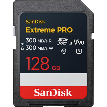 SanDisk 128GB Extreme PRO UHS-II SDXC Hafıza Kartı