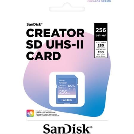 SanDisk 256GB Creator Series UHS-II SDXC Hafıza Kartı