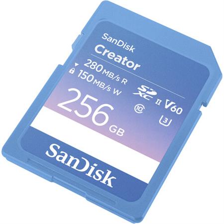 SanDisk 256GB Creator Series UHS-II SDXC Hafıza Kartı