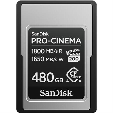 SanDisk 480GB PRO-CINEMA CFexpress Type A Hafıza Kartı