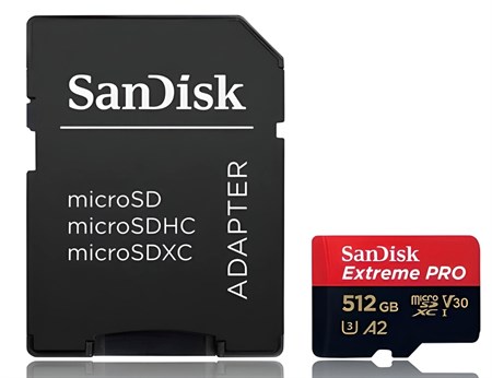 SanDisk 512GB 200MB/s Extreme Pro microSD Hafıza Kartı