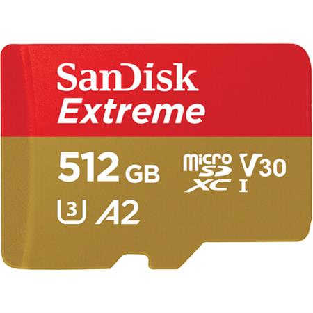 SanDisk 512GB Extreme UHS-I microSDXC Hafıza Kartı
