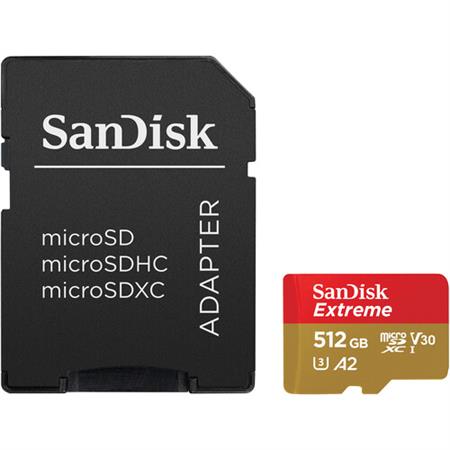 SanDisk 512GB Extreme UHS-I microSDXC Hafıza Kartı