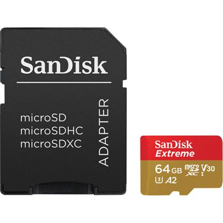 SanDisk 64GB Extreme UHS-I microSDXC Hafıza Kartı