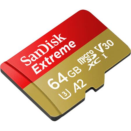 SanDisk 64GB Extreme UHS-I microSDXC Hafıza Kartı