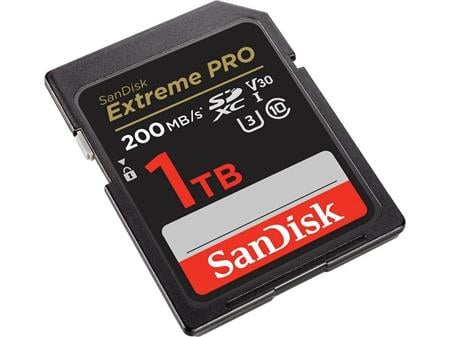 SanDisk Extreme Pro 1TB 200/140MB/s SDXC V30 UHS-I U3 Hafıza Kartı