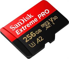 Sandisk Extreme Pro 256GB MicroSDXC 200MB/s Hafıza Kartı