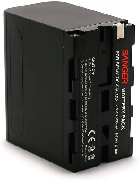 Sanger Np-F970D Göstergeli USB ŞARJLI Batarya