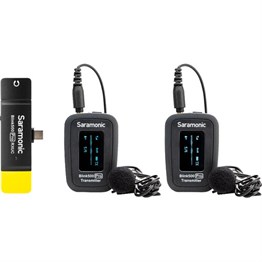 Saramonic Blink500 Pro B6 USB Type-C  Çift Konuşmacılı Kablosuz Yaka Mikrofonu