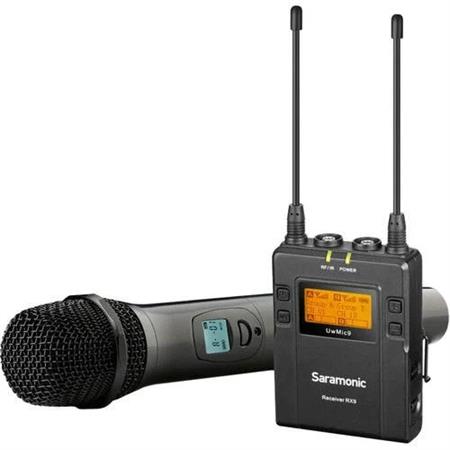 Saramonic UwMic9 Kit4 RX9+HU9 Kablosuz El Mikrofonu