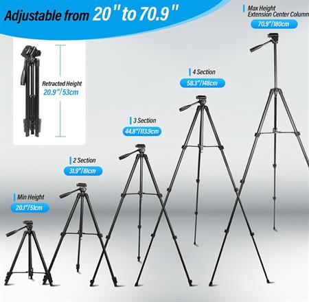 SIRUI Phantom Series T180 Alüminyum Video Tripod