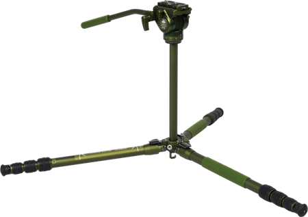 Sirui Pilot Series Alu Tripod CT04+CT5 Videohead (Green)