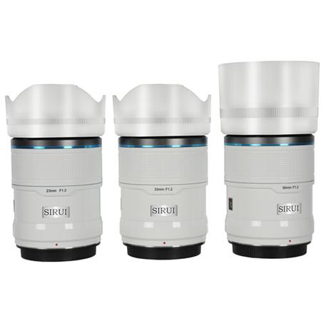 Sirui Sniper f/1.2 Autofocus 3-Lens Kit (Sony E, White)