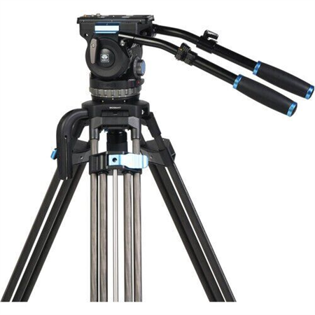 Sirui SQ100+VHS18 Profesyonel Karbon Fiber Video Tripod Kiti