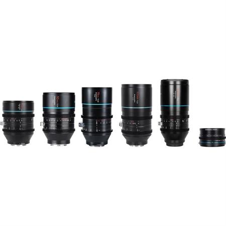 Sirui Venus Five-lens kit with adapter lens T2.9 1.6X (35mm+50mm+75mm+100mm+150mm+1.25X adapter lens+hard case) Sony E