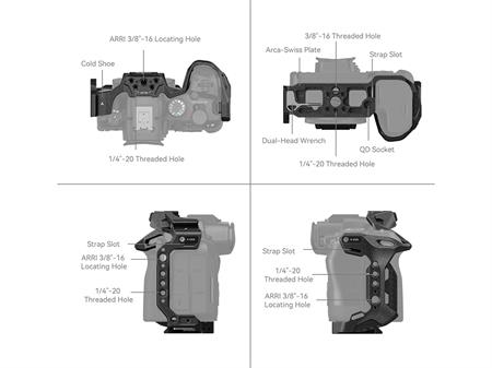 SmallRig 4161 Canon EOS R6 MKII için 