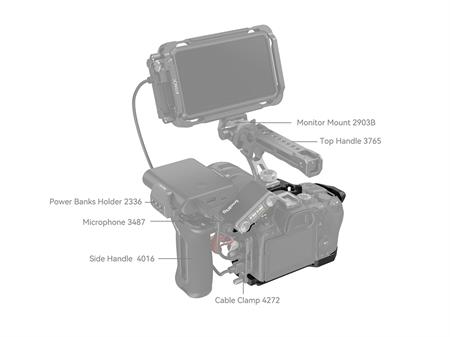 SmallRig 4161 Canon EOS R6 MKII için 