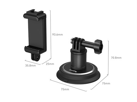 SmallRig 4347 Aksiyon Kameraları için Vantuz