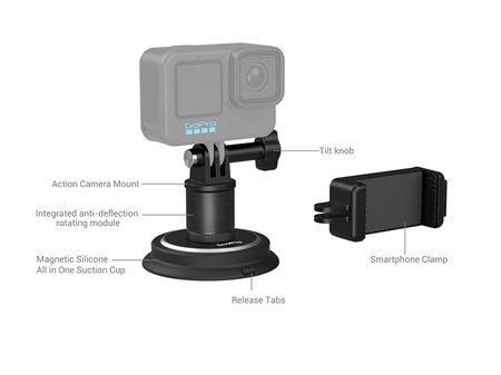 SmallRig 4347 Aksiyon Kameraları için Vantuz