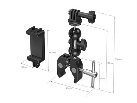 SmallRig 4373 Crab-Shaped Magic Arm