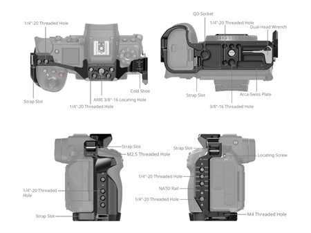 SmallRig 4519 Nikon Z6 III Uyumlu Kamera Kafesi