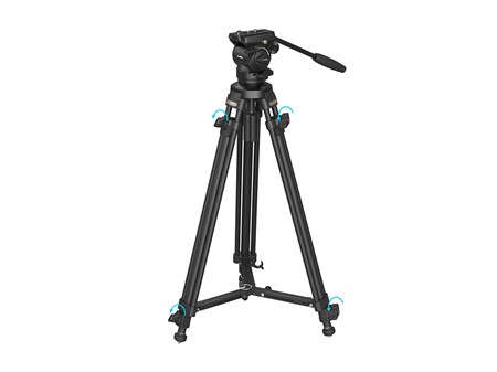 SmallRig 4685 AD-50 Karbon Fiber 6kg Taşıma Kapasiteli Video Tripodu