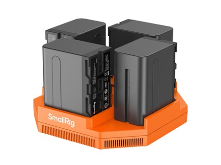 SmallRig 4834 NP-F970 Sony 4 lü Şarj Cihazı ve 4 Adet Batarya Kiti
