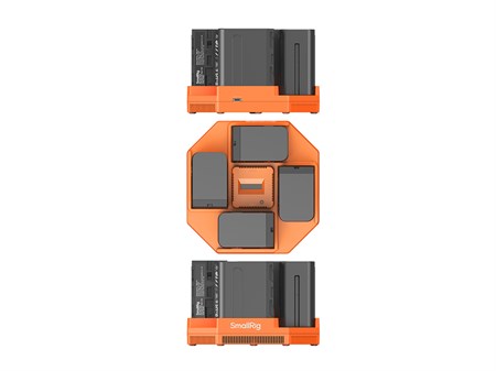SmallRig 4834 NP-F970 Sony 4 lü Şarj Cihazı ve 4 Adet Batarya Kiti