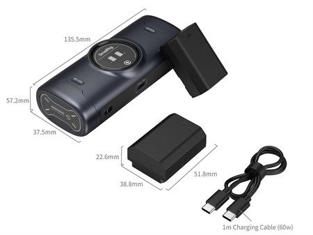 SmallRig 5696 Sony NP-FZ100 Hızlı 2 Batarya + Şarj Kiti
