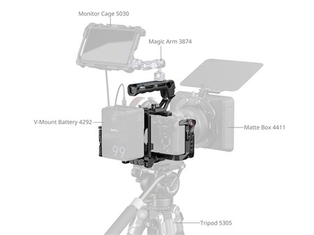 SmallRig 5823 Sony FX3 / FX30 Uyumlu Kafes Kiti