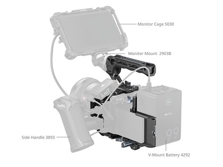 SmallRig 5823 Sony FX3 / FX30 Uyumlu Kafes Kiti