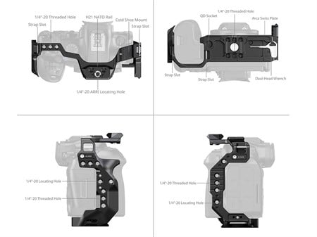 SmallRig 5954 EOS R6 III Kafes