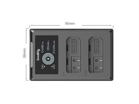 SmallRig EN-EL14 Nikon İkili Şarj Cihazı