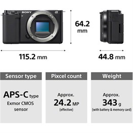 Sony ZV-E10 Body Aynasız Fotoğraf Makinesi