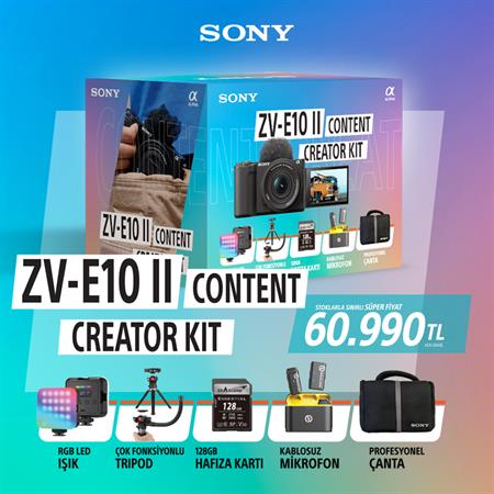 Sony ZV-E10 II Content Creator Kit