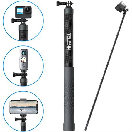 TELESIN 9.8 Carbon Fiber Selfie Stick