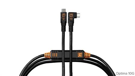 TetherPro Optima 10G USB-C, Straight to Right Angle Cable