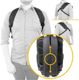 Vanguard Veo Discover 46 Fotoğraf Makinesi Çantası, Siyah