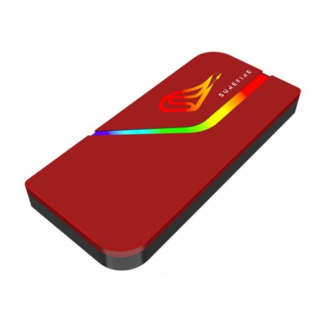 Verbatim Surefire Pyrodrive Slim 1TB RGB Gaming Taşınabilir SSD (1000MB/s - 1000MB/s)