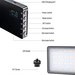 Viltrox Weeylite RB08P (RGB Işık) Panel Led Işık