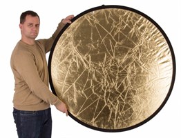 Weifeng 120cm Reflektör (Altın-Gümüş)