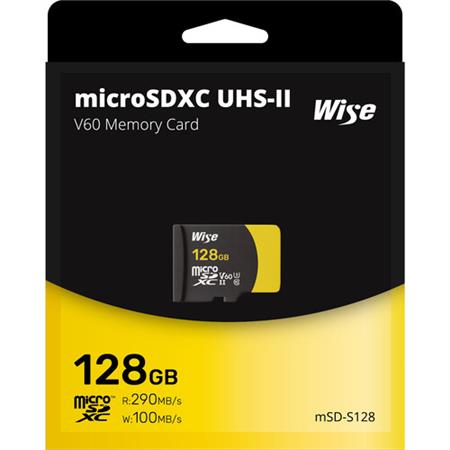 Wise Advanced 128GB UHS-II microSDXC Hafıza Kartı