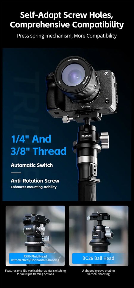 YC Onion Tako Nano Monopod Professional Version